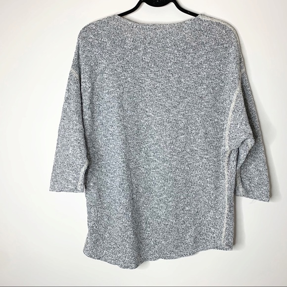 American Apparel Reversible Easy Sweater Grey O/S - Picture 10 of 14